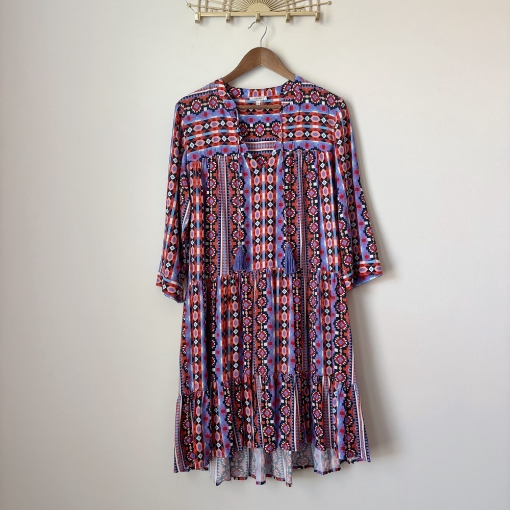 Tyler Boe Holly Festival Skimmer Dress Small Summer Maximalist